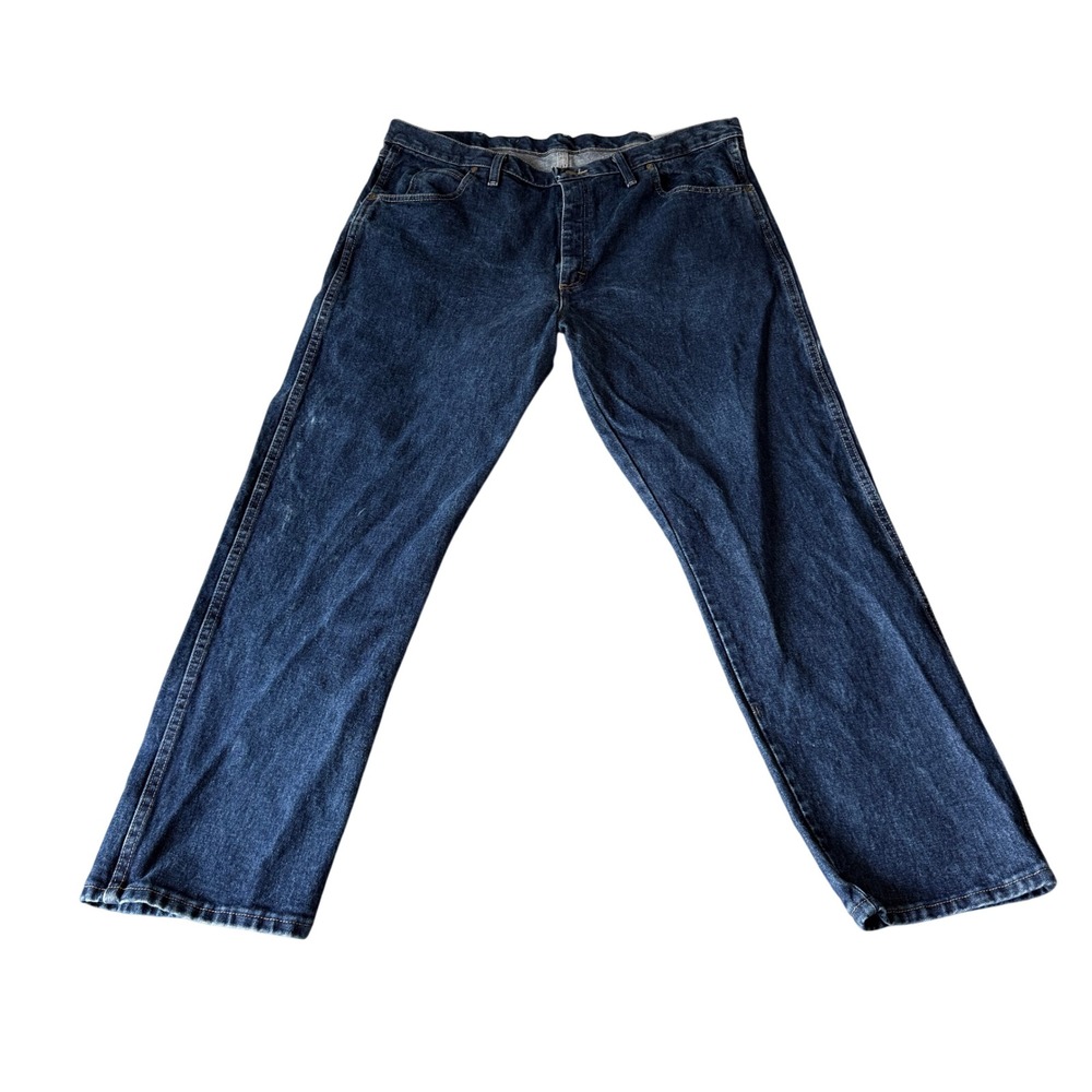 Wrangler Five Star Premium Denim Relaxed Fit Jeans Dark Wash 40x30 1035001AN